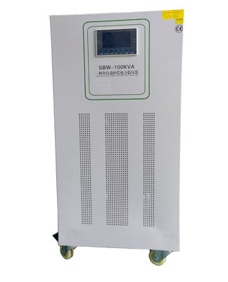acheter Réponse triphasée du chargement complet 1s d'en cuivre de régulateur de tension 100KVA fabrication en ligne