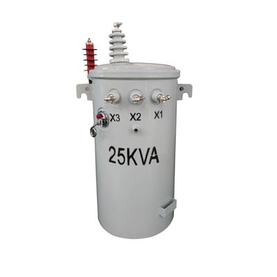 acheter L'huile de transformateur de bâti de Polonais monophasé de 25 kva immerge la puissance de HT fabrication en ligne