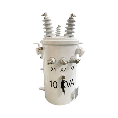 acheter Transformateur à pôle montagé à 10kva à phase unique, immergé dans l'huile de type 4160V à 240V fabrication en ligne