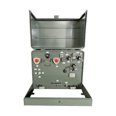 acheter L'huile du transformateur électrique 75kva 1 phase montée sur une plaque d'alimentation 12.4 KV à 120 V aNSI IEEE fabrication en ligne
