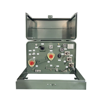 acheter 50kva Pad monophase monté Transformateur de distribution huile immergée 12,47KV à 120V 304 réservoir en acier inoxydable fabrication en ligne