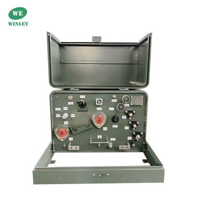 acheter Transformateur à plateau montagé à phase unique de 50kva Transformateur de distribution immergé dans l'huile 13800V ANSI / IEEE C57 fabrication en ligne