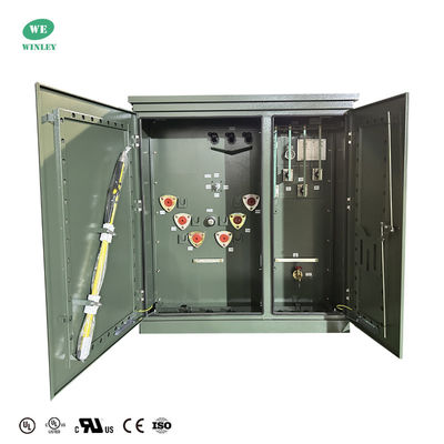 acheter 200Kva Transformateur à trois phases monté sur une plaque d'huile immergé 4160V à 208V fabrication en ligne