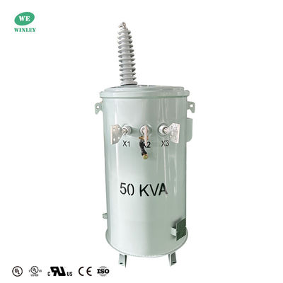 acheter Transformateur à pôle de puissance 50 KVA à pôle monophasé 34500V à 120V fabrication en ligne