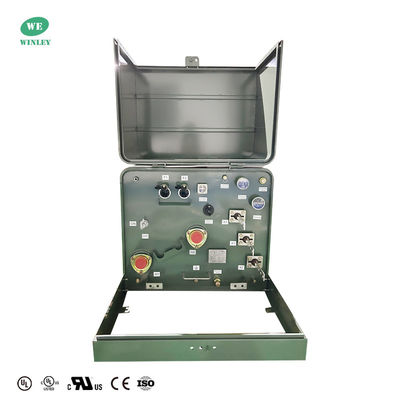 acheter Transformateurs montagés sur un tampon à phase unique de 75 KVA pour la distribution d'énergie 24.94 KV DOE 2016 Normes CSA ANSI Normes IEEE fabrication en ligne