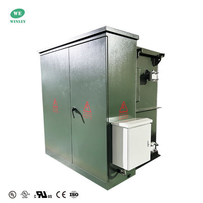acheter Transformateur sur socle triphasé 3750 kVA, homologué UL, rempli de liquide, à façade morte, alimentation en boucle, 34500 V à 480Y277, ANSI C57 fabrication en ligne