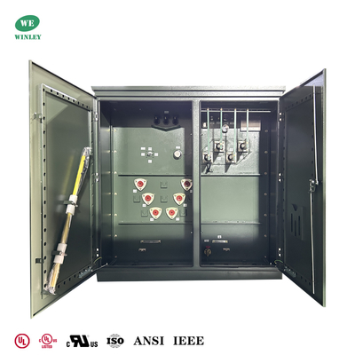 acheter Transformateur de distribution monté sur un tampon à trois phases de 3750 kVA certifié UL 12470V à 480V ANSI Normes IEEE DOE 2016 fabrication en ligne