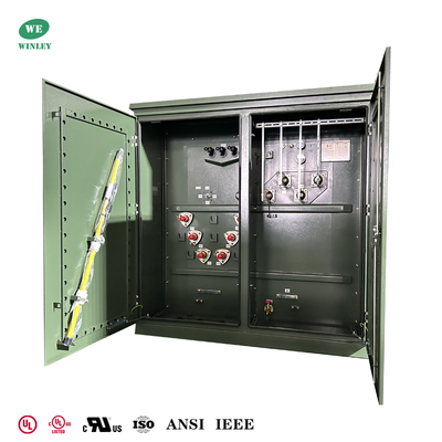 acheter Transformateur sur socle triphasé 2000 kVA 2 MVA 12,47 kV à 480 V, conforme aux valeurs d'efficacité DOE, avec certification UL fabrication en ligne