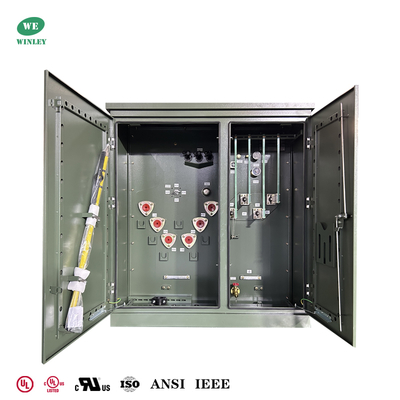 acheter UL répertorié 300Kva 3 phase Transformateur monté sur le pad 12,47KV à 480V alimentation radiale Normes ASNI/IEEE fabrication en ligne