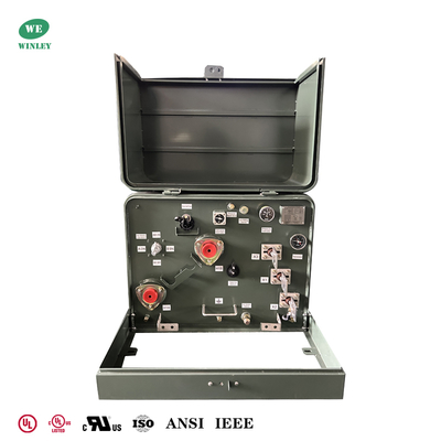 acheter Transformateur de distribution monophasé sur socle de 100 kVA 13800 V à 240 V Conforme à la norme DOE 2016 Distribution extérieure fabrication en ligne