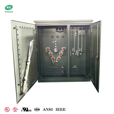 acheter 150Kva Transformateur à trois phases monté sur une plate-forme à plusieurs tensions 14400V 13800V 13200V 12870V 12470V 12000V 11500V UL fabrication en ligne