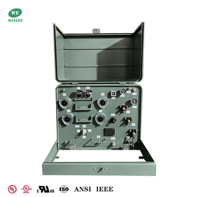 acheter Transformateur monté sur une plate-forme de 100kva 1 phase 22900V à 120V Transformateur de distribution d'énergie ANSI IEEE Répondre à la norme DOE 2016 fabrication en ligne