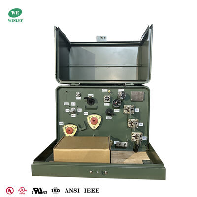 acheter Transformateur montagé sur une seule plaque de phase 25kva 12,47kv à 120v Transformateurs de distribution remplis d'huile fabrication en ligne