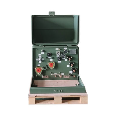 ANSI IEEE Transformateur monteur à plateau monophase de 25kva 12470v à 240/120v