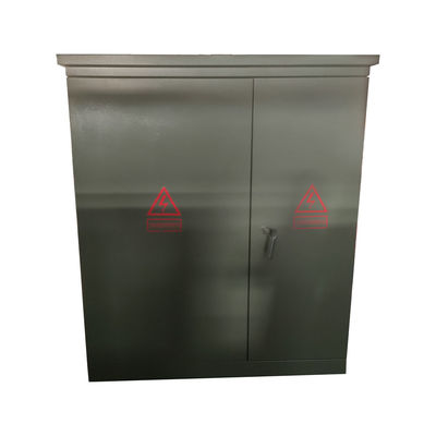 Transformateur électrique triphasé immergé dans l'huile monté sur une plaque 12470v 300 Kva
