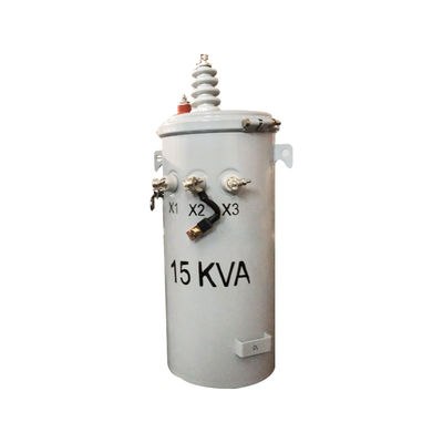 Transformateur de distribution de type à pôle monté à une seule phase de 15kva 4160v à 240v