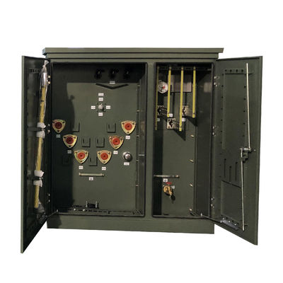 1000 Kva Transformateur de distribution à trois phases monté sur une plate-forme 4160v à 480v