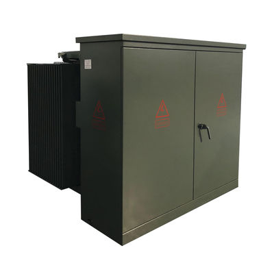 500kva Transformateur à trois phases monté sur le tampon Passer de 12470v à 208v