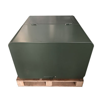 Transformateur monté sur une plateforme de distribution 25kva à phase unique 12470v 220v immergé dans l'huile