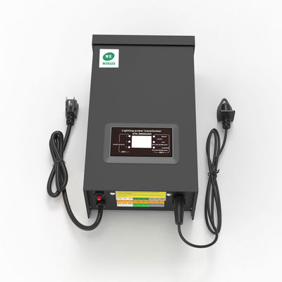 Transformateur de paysage à basse tension de 600w avec minuterie et capteur photocellulaire 120v Ac à 12v 14v Ac
