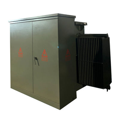 Trois phases 2000kva plongée dans l'huile, coussin électrique monté sur le transformateur 24940V à 480V NEMA 3R