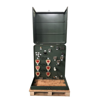 Transformateurs de distribution montés sur une plaque d'alimentation radiale, bas 34500V à 240v 100kVA