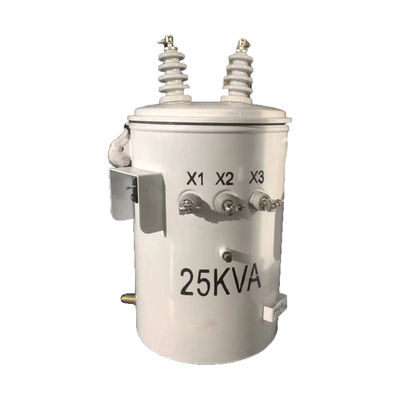 Transformateurs de distribution monophasés remplis d'huile à 25kva 13.8KV à 240V