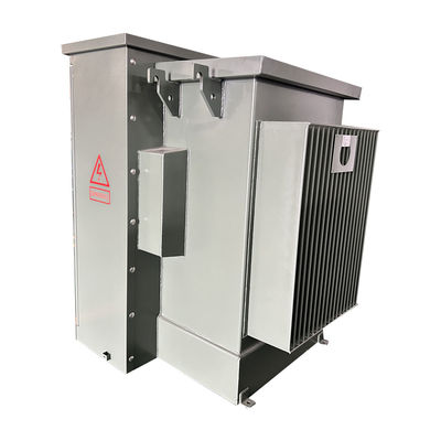 150 Kva Transformateur électrique triphasé monté sur une plaque d'alimentation radiale Pas vers le bas 12470V à 208V