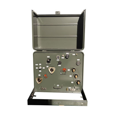 Système de distribution de transformateur montagé sur une seule plaque de phase 4160v 240v extérieur 250KVA 304 en acier inoxydable