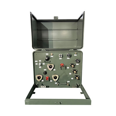 Transformateur monté sur le tampon huile immergée en phase unique 167kva 13800grdy/7968 à 240/120v