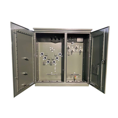 Transformateur monté sur une plate-forme à trois phases de la norme ANSI/IEEE 2000kva 24940y/14400v à 480y/277