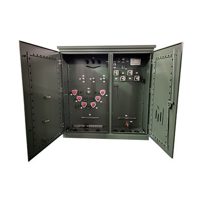 Transformateur de distribution monté sur une plate-forme de 3 phases 3750 Kva 13,2 KV