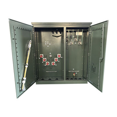 2500 Kva Transformateur électrique à trois phases monté sur un tampon haute tension de 35 KV à 480 V