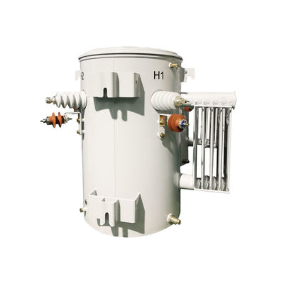 Transformateur de distribution montagé sur un pôle aérien à phase unique 167kva 12kv