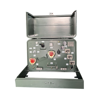 Transformateur électrique à plateau unique monté 25kva alimentation en boucle 4160V à 240V personnalisé