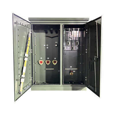 Transformateur de distribution d'énergie monté sur une plate-forme en trois phases 300Kva 12470V répond à l'efficacité du DOE 2016