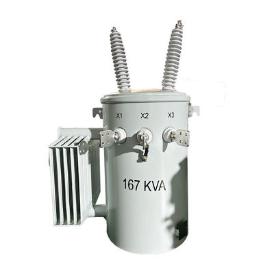 Transformateurs immergés dans l'huile à une seule phase standard ANSI 167KVA 34,5KV