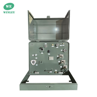 Résidentiel 200 Kva Single Phase Pad Monté Transformateur Distribution d'huile immergée 34500V à 120V