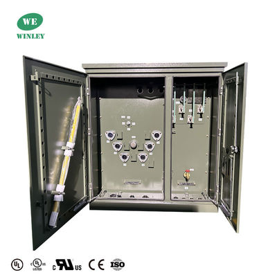 Transformateur de distribution d'électricité résidentielle 75Kva 3 phases monté sur un tampon Huile immergée de 34,5 KV à 480 V