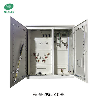 2000Kva Transformateur à trois phases monté sur une plate-forme d'huile immergée 12.47KV Distribution UL Certifié