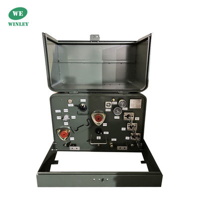 10kva Transformateur à plateau monophasique monté à l'huile immergée Distribution de puissance électrique ANSI Norme IEEE