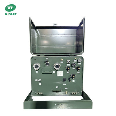 50Kva Transformateur à pad unique de phase monté Distribution d'huile immergée 22860V à 240V résidentiel