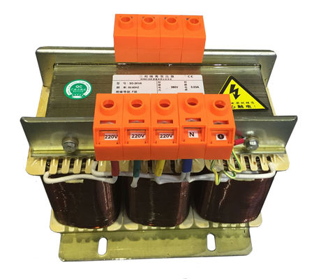 Transformateur triphasé EN61558 d'isolement de 5KVA 400V 60Hz