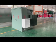 Transformateur monté sur une plate-forme en 3 phases