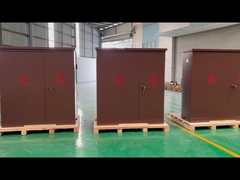 45Kva Transformateur à trois phases monté sur une plate-forme de distribution immergée dans l'huile 12470V Step Down UL certifié
